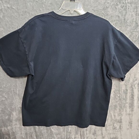 Gildan America's Game Baseball Tshirt Men's XL Black Flag ball - Picture 7 of 9